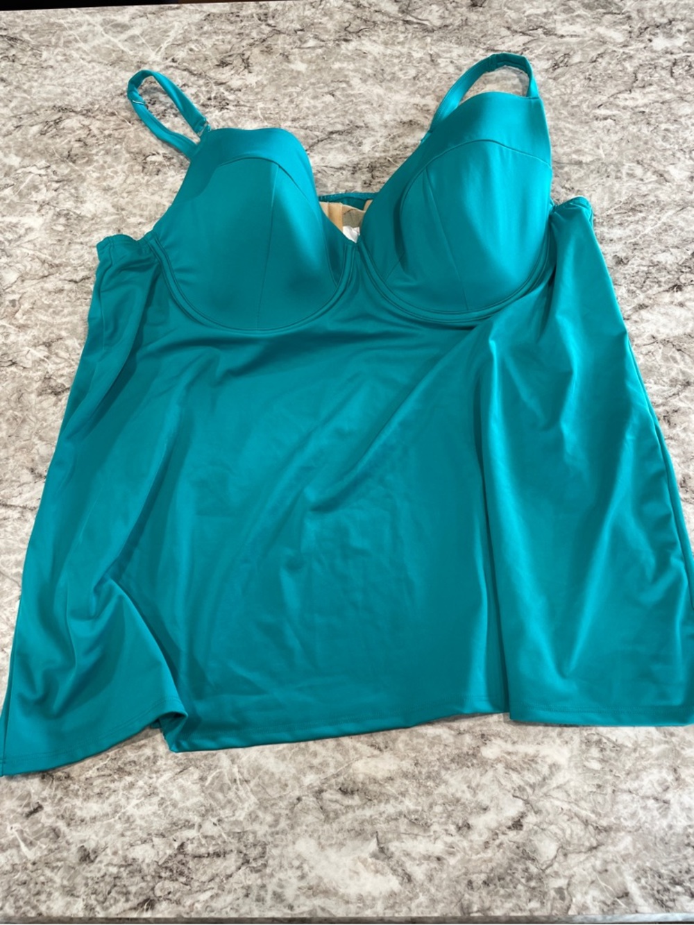 46C Cacique Lane Bryant Tankini Swim Top